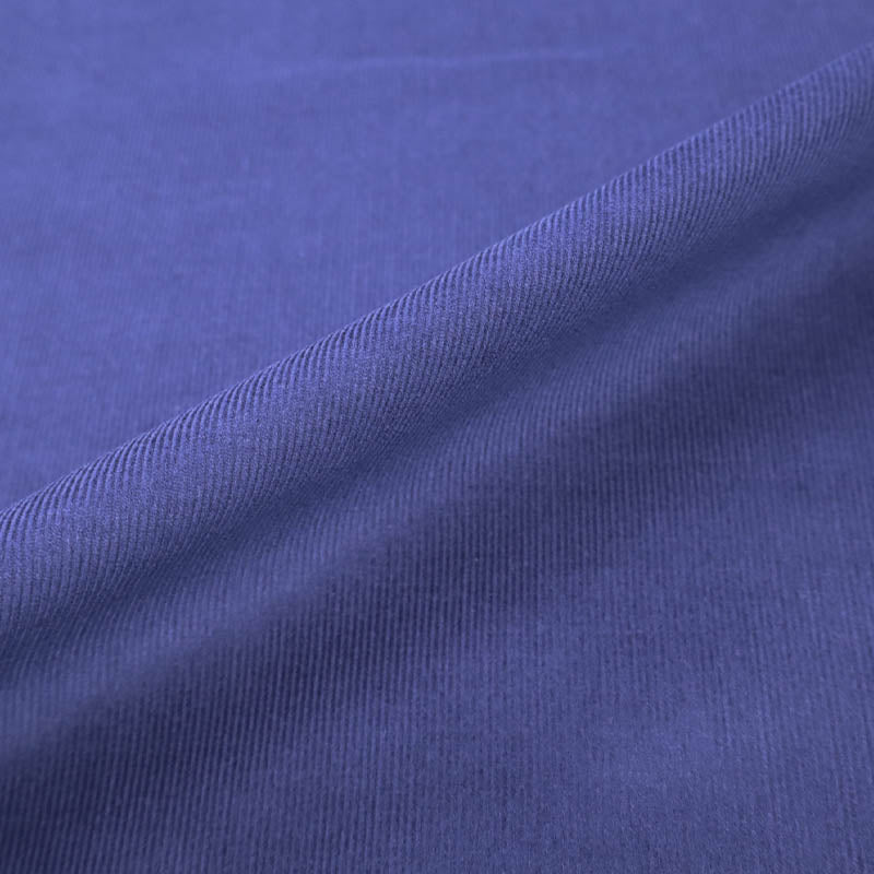 100% Cotton Needlecord Fabric - Marine Blue