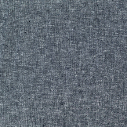 55% Linen 45% Cotton Navy Cotton Linen Chambray Fabric