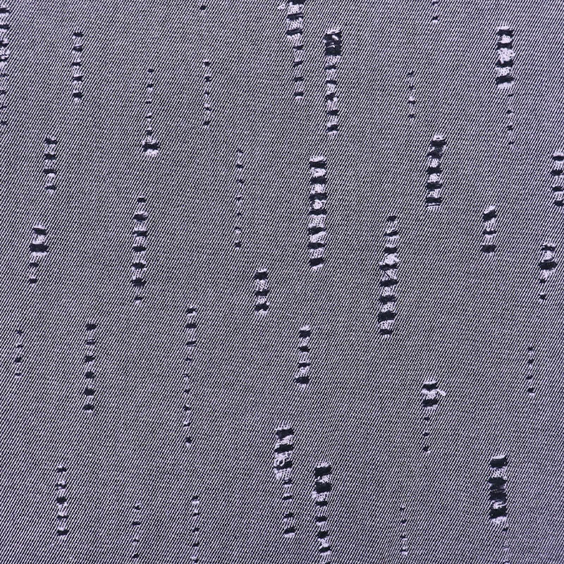 80% Cotton 20% Polyester Grey/Black Distressed Denim Fabric