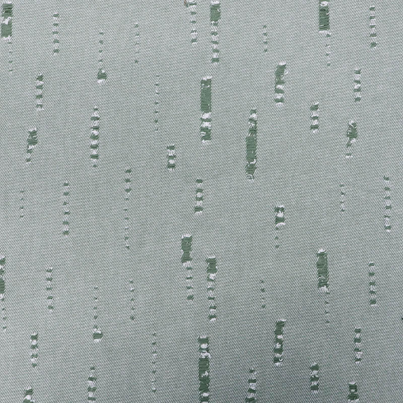 80% Cotton 20% Polyester Pale Green Distressed Denim Fabric