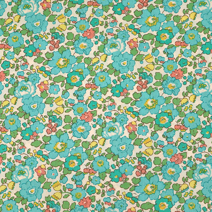 Dressmaking Floral Cotton Lawn - Petal - Green