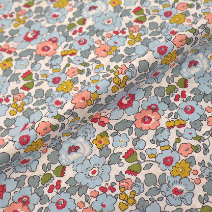 Dressmaking Floral Cotton Lawn - Petal - Grey