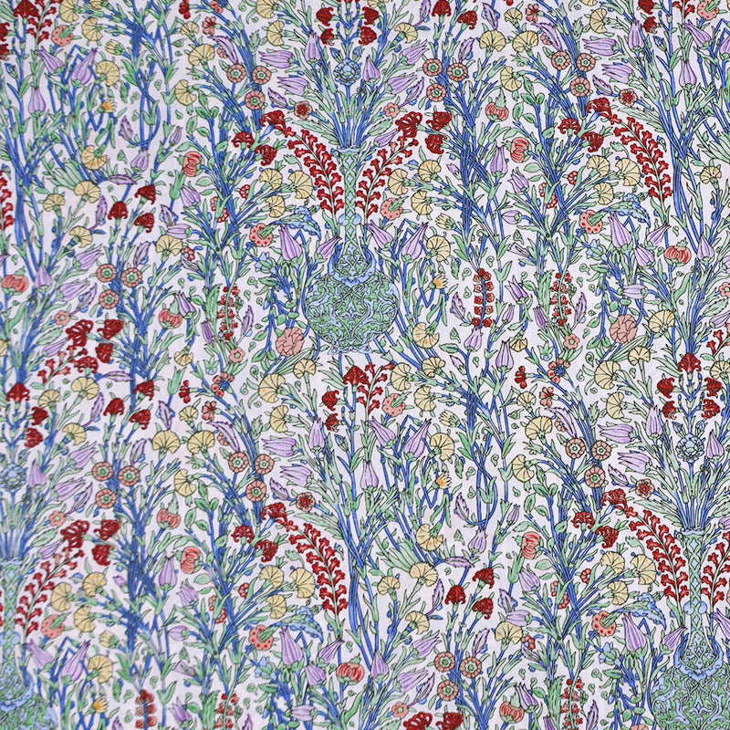 Multicoloured Floral 100% Cotton Lawn Fabric