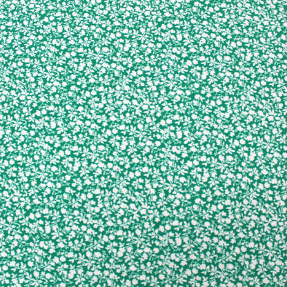 100% Polyester Green Floral Drape Fabric