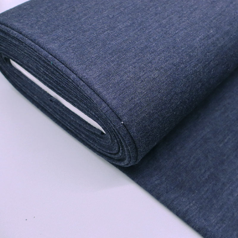 100% Australian Merino Wool Merino Wool Knit Dressmaking Fabric - Dark Blue
