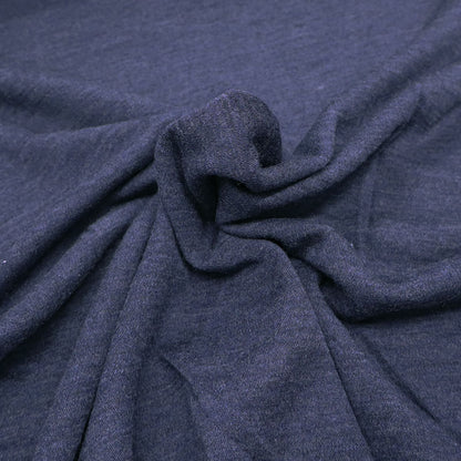 100% Australian Merino Wool Merino Wool Knit Dressmaking Fabric - Dark Blue