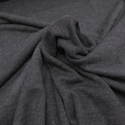 Dressmaking Merino Wool Knit - Charcoal
