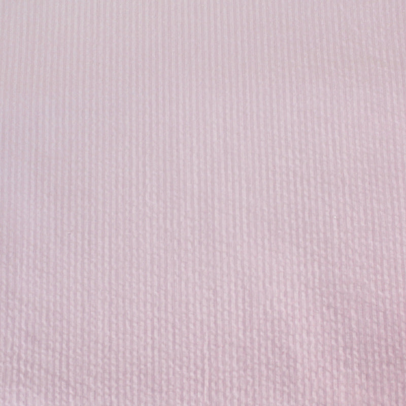 Pink Cotton Mini Seersucker Fabric