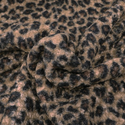 Dressmaking Boucle - Leopard