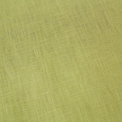 Asparagus Green Washed Linen Fabric