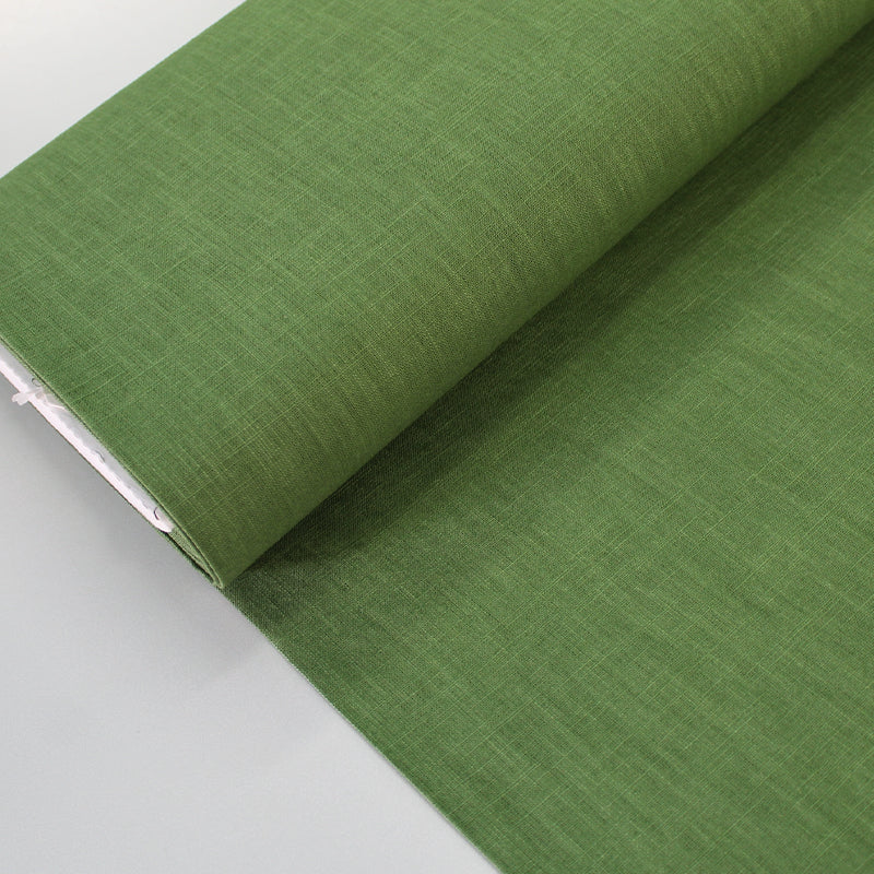 Lawn Green Pre-Washed 100% Linen Fabric