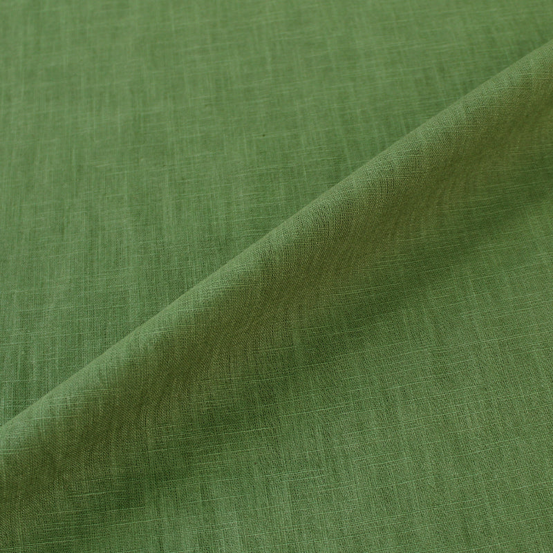 Lawn Green Pre-Washed 100% Linen Fabric