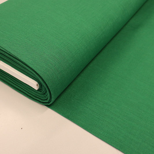 75% Linen 25% Cotton Bright Green Linen Handle Fabric