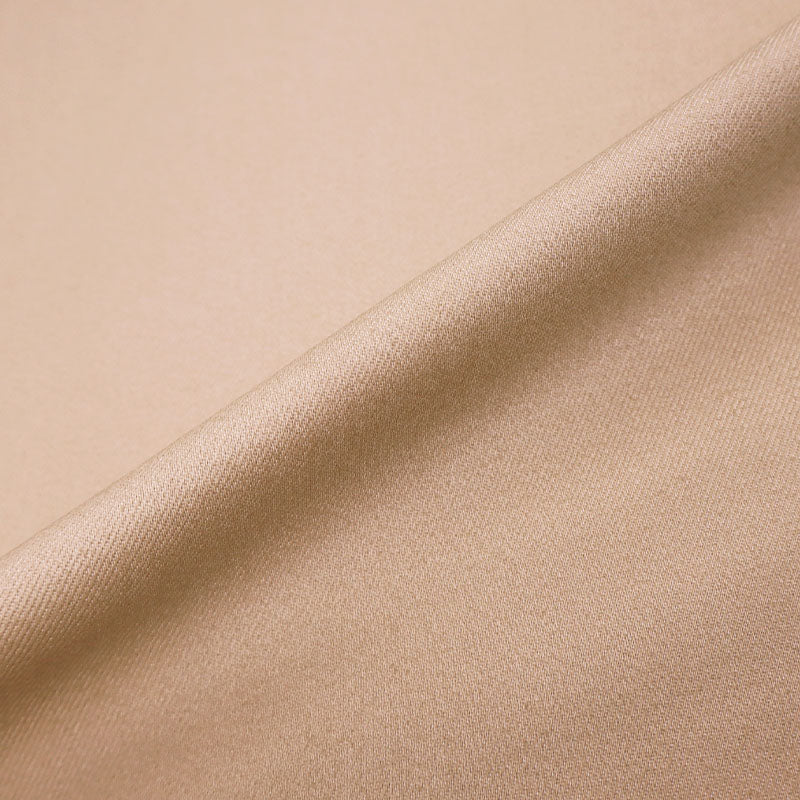 65% Cotton 33% Polyester 2% Elastane Stretch Denim Fabric - Taupe