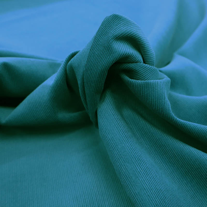 Dressmaking Cotton Needlecord - Kingfisher