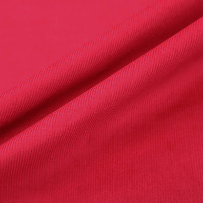 Dressmaking Cotton Needlecord - Red