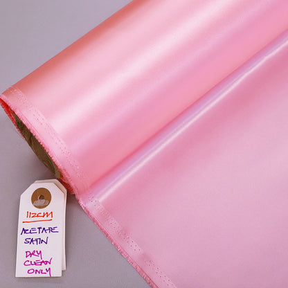 Dressmaking Satin - Pale Pink