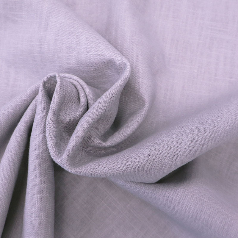 75% Linen 25% Cotton  Grey Linen and Cotton Blend Fabric