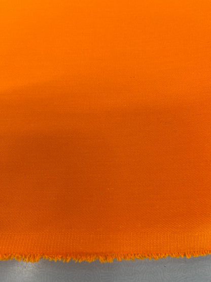 Polyester Cotton Twill - Neon Orange