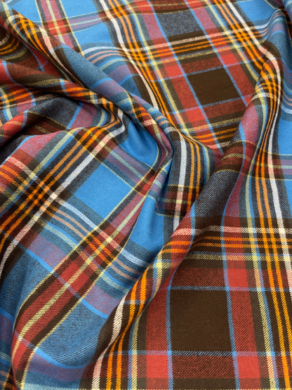 145CM REMNANT Dressmaking Brushed Cotton - Alastair Moody