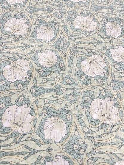 Dressmaking Floral Cotton Lawn - Green - Rosemary