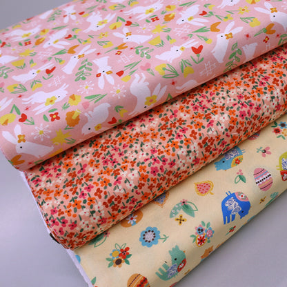 Novelty Printed Cotton - Yellow - Easter Chick