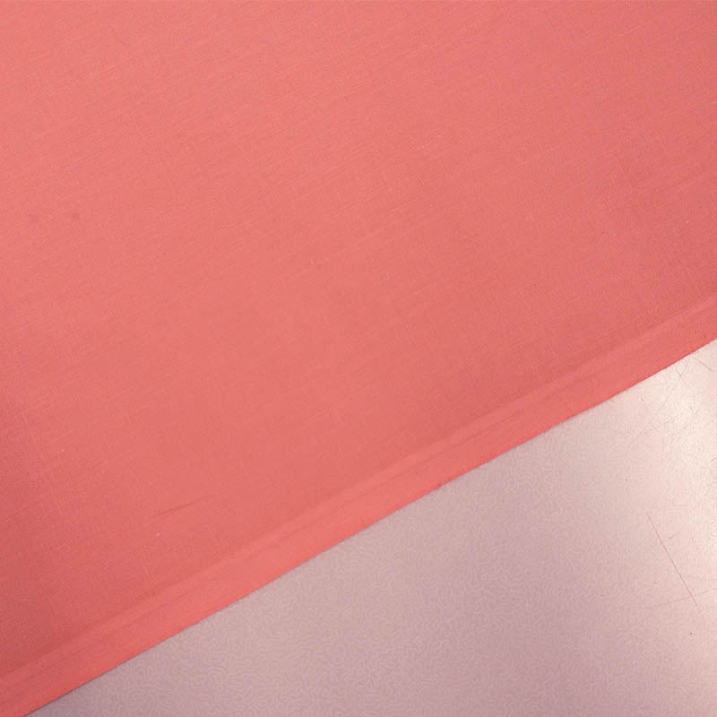 100% Cotton Voile Dressmaking Fabric - Coral Pink