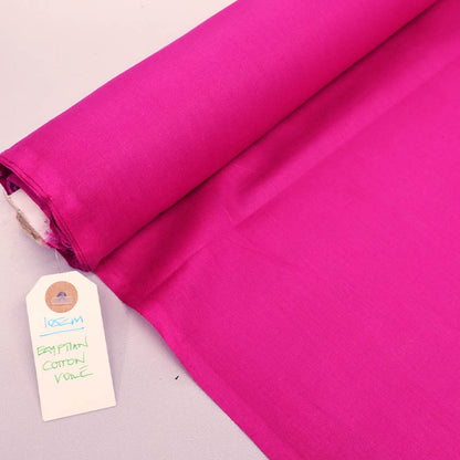 Egyptian Cotton Voile - Hot Pink