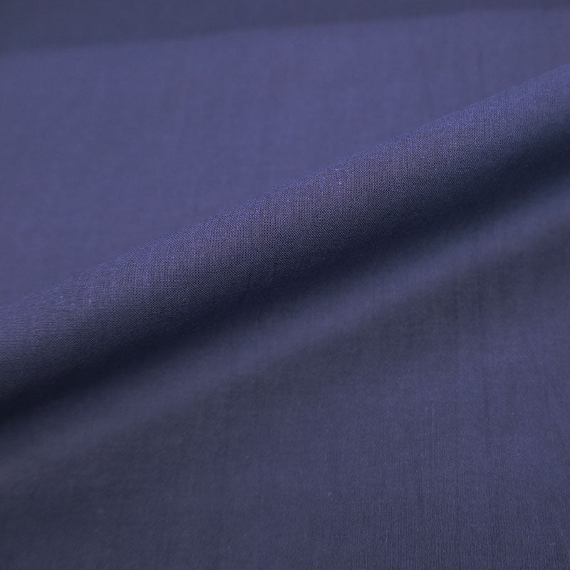 100% Cotton Egyptian Cotton Voile Fabric - Navy Blue