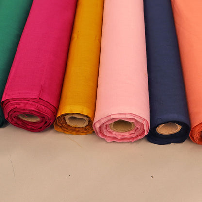 Egyptian Cotton Voile - Coral Pink