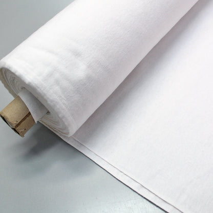 100% Cotton   White Brushed Cotton Sheeting Fabric