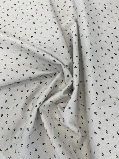 White Cotton - Musical Notes