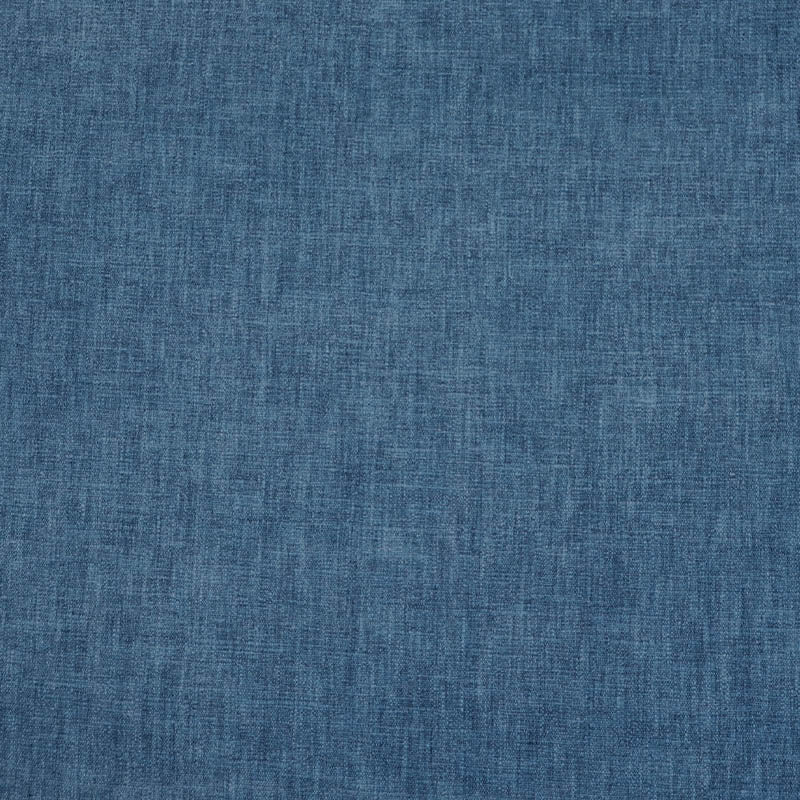 54% BCI Cotton 46% Polyester Plain Furnishing and Upholstery Fabric - Blue