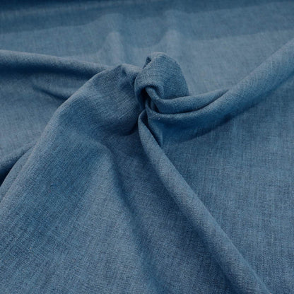 Furnishing - BCI Cotton and Polyester Mix - Fjord Blue