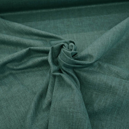 Furnishing - BCI Cotton and Polyester Mix - Dark Peacock