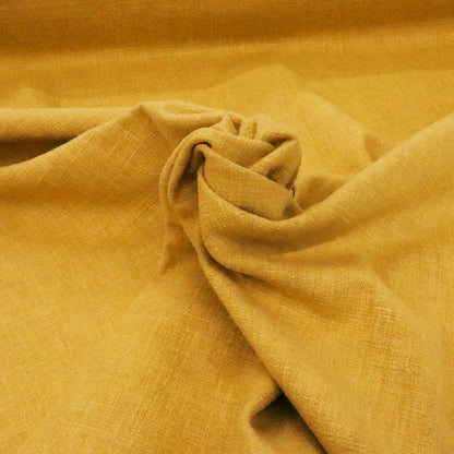 Furnishing - BCI Cotton and Polyester Mix - Saffron
