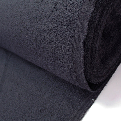 blue black furnishing boucle fabric