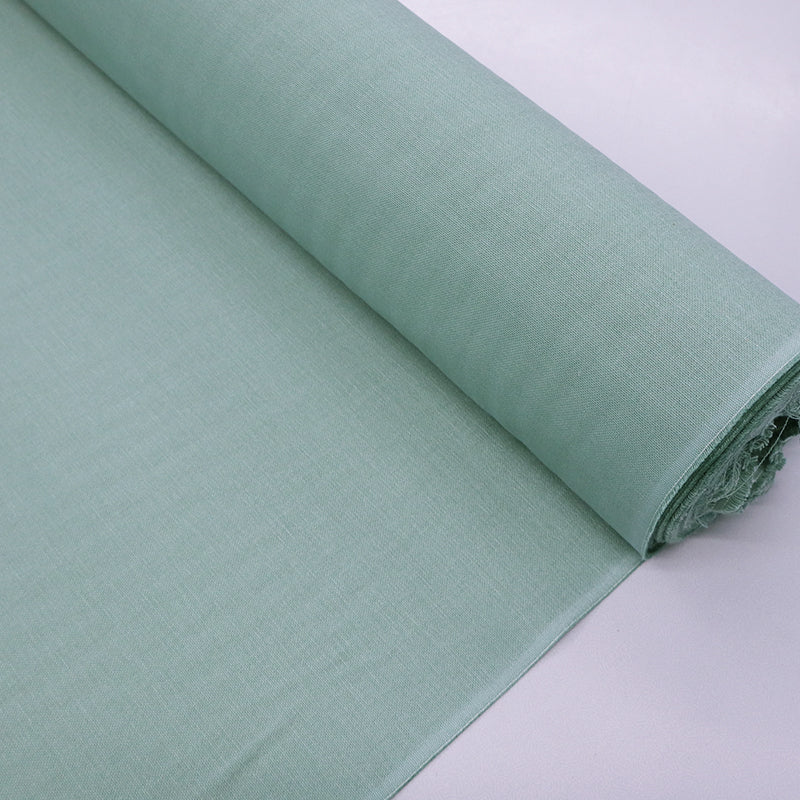 100% Cotton Brushed Panama Fabric - Sea Foam Green