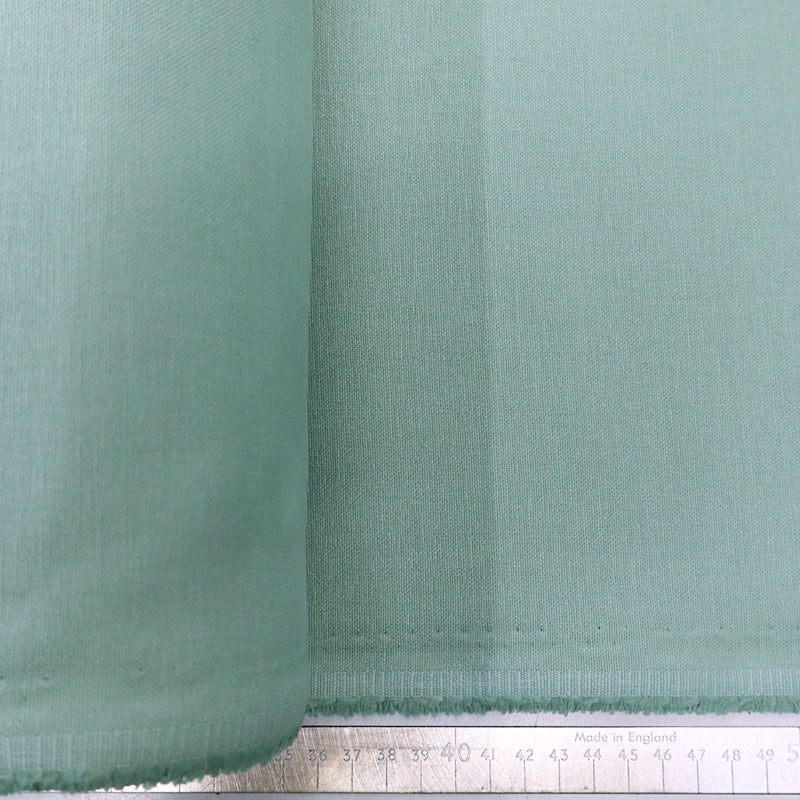 100% Cotton Brushed Panama Fabric - Sea Foam Green