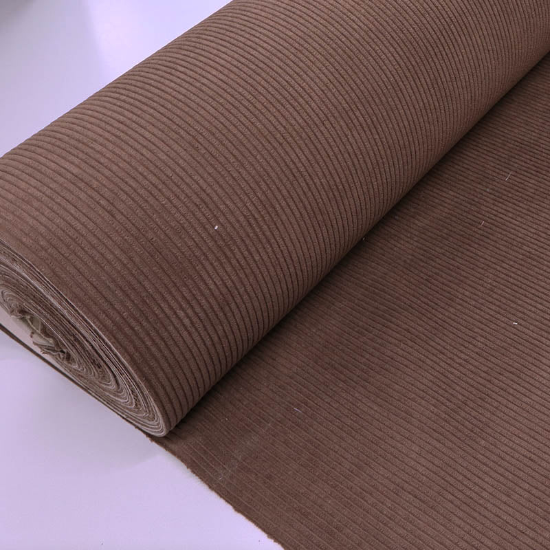 100% Polyester Brown Furnishing Corduroy Fabric