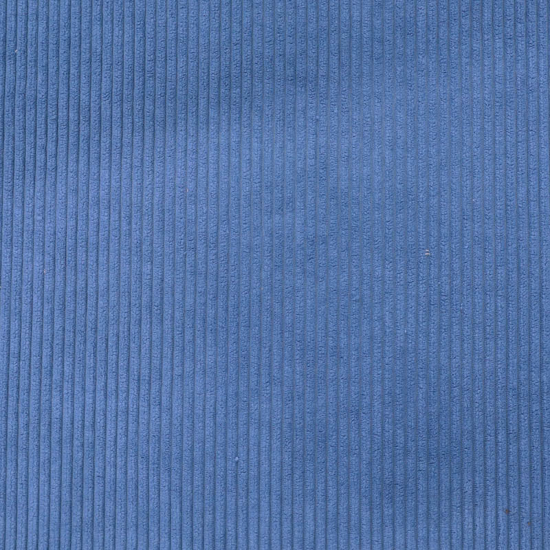 100% Polyester Denim Blue Furnishing Corduroy Fabric