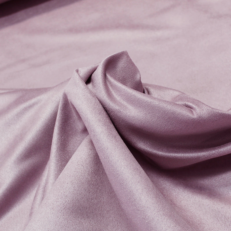 Lilac Faux Suede Fabric