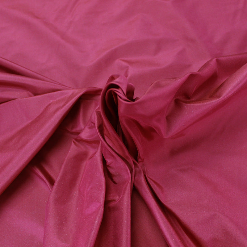 Burgundy Red Furnishing 100% Silk Fabric