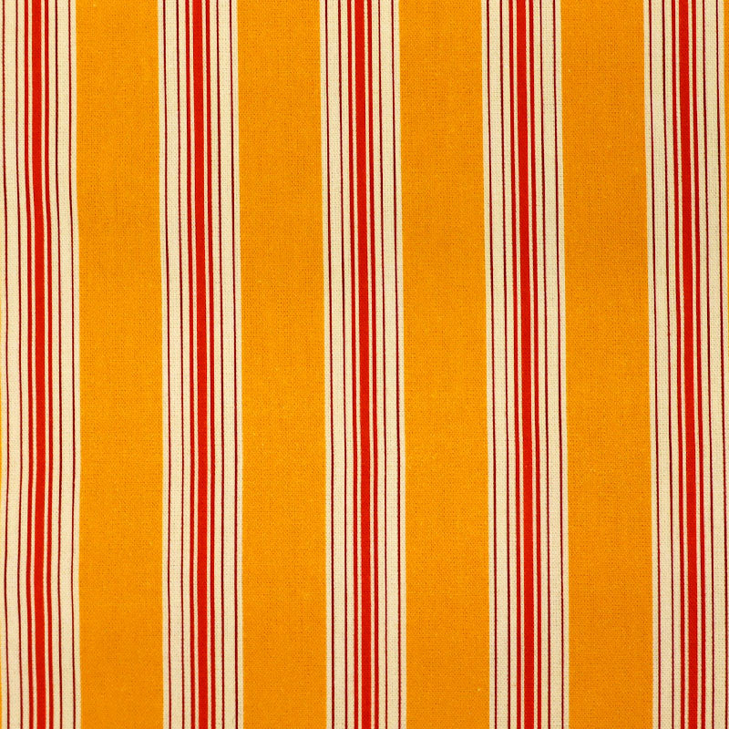 Furnishing Panama - Stripes -Tangerine and Red