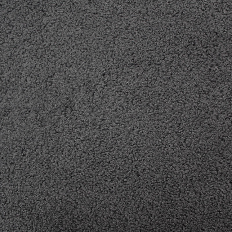 100% Polyester Premium Charcoal Grey Furnishing Bouclé Fabric