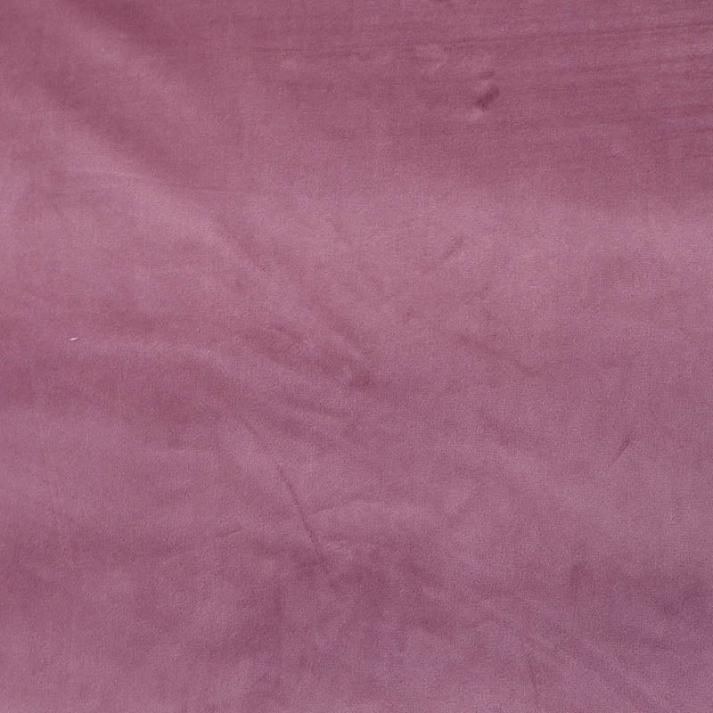 100% Polyester Heather Pink Velvet Fabric for furnishing and dressmaking 