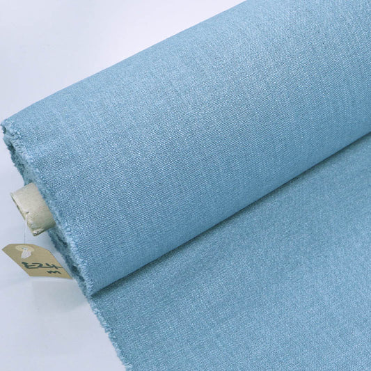 85% Polyester 15% Cotton Lagoon Blue Furnishing & Upholstery Fabric