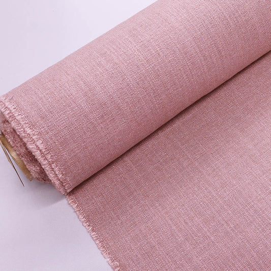 15% cotton 85% polyester Plain Pink Furnishing & Upholstery Fabric