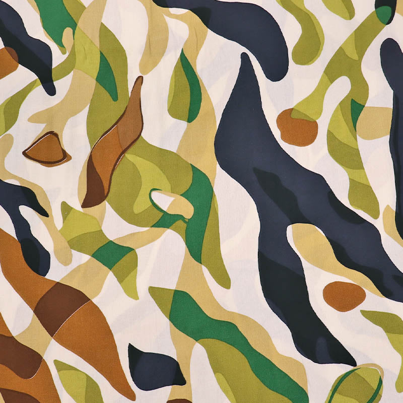 Great Value - Viscose - Green - Flowing Camo