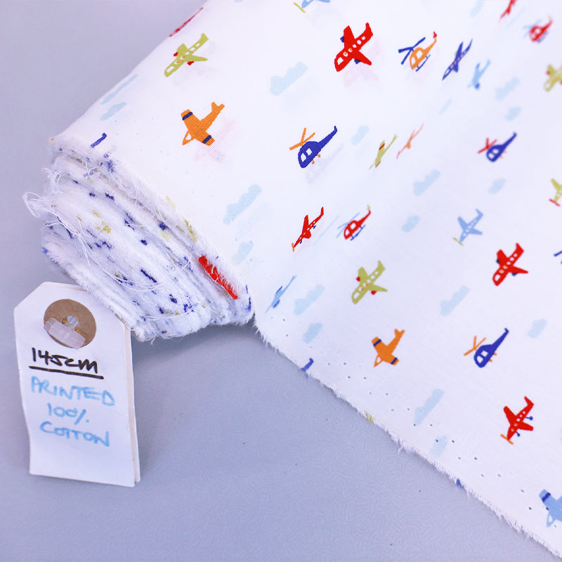 Great Value Wide Width Cotton White Aircraft Fabrics Galore